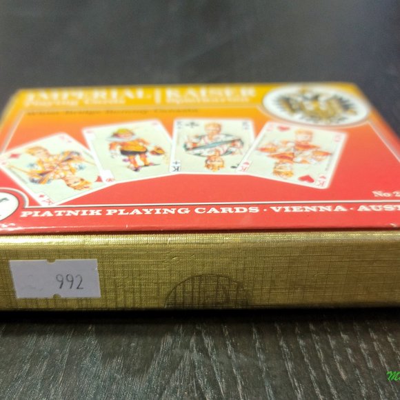 Imperial Kaiser Two Deck Piatnik Playing Cards - Picture 2 of 9